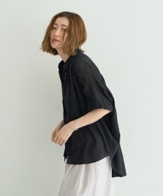 YECCA VECCA 【ドライタッチ】シアーバックギャザーシャツ
