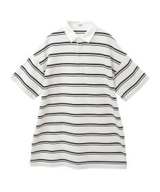 earth music&ecology ボーダールーズラガーシャツ