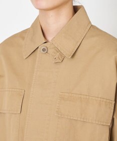 NAVE 【ReNAVE・セットアップ可/洗える】コットンリネンカルゼ ショートジャケット