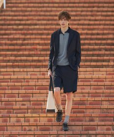 J.PRESS MEN 【ビジネス対応】【HYBRID LINEN】ニットポロシャツ