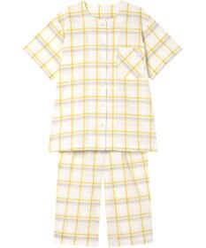 ワコール／睡眠科学 パジャマ 5分袖 半袖 7分丈 綿混ローン素材 レディース YDT143 睡眠科学／ワコール