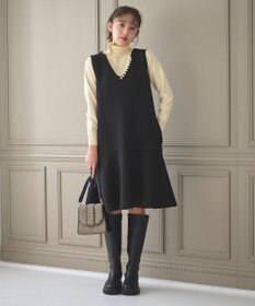 Feroux 【古畑星夏さん着用】フリルネックタートル ニット