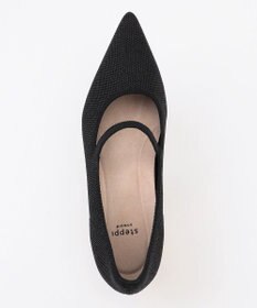 steppi 【洗える/撥水】パールヒール パンプス