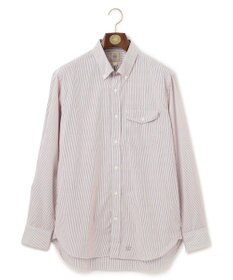 J.PRESS MEN ポプリンマルチストライプ ボタンダウンシャツ