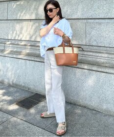 LA BAGAGERIE 【インスタグラマー chiyoさん×LA BAGAGERIE】コンビネーションかごバッグ