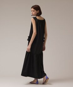 GRACE CONTINENTAL サイドフリルタフタワンピース