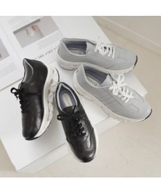 Pointer 日本製 本革 穴開きソールスニーカー