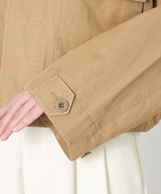 NAVE 【ReNAVE・セットアップ可/洗える】コットンリネンカルゼ ショートジャケット