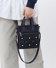 LeSportsac MINI N/S TOTE W/ PEARLS/ディープシーパール