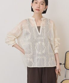 AMERICAN HOLIC スキッパーレースブラウス