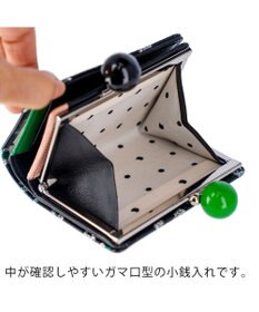 tsumori chisato CARRY グリッターフラワー がま口 ミニ財布