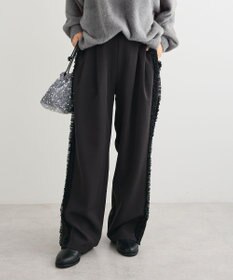 Green Parks ・ｓｗｉｎｇ　ｂｙ　サイドフリルワイドパンツ