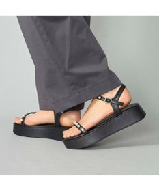 MODE ET JACOMO <noyau>パールデザイン厚底スポーツサンダル