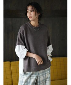 CRAFT STANDARD BOUTIQUE シャツドッキングニットプルオーバー