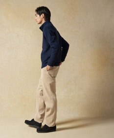 J.PRESS MEN 【Cash Lamb's Wool】ケーブルハーフジップ ニット