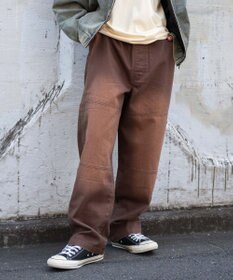 WEGO 【ウエストゴム/MLサイズ展開】ージーダブルニーパンツ