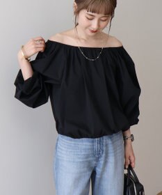 AMERICAN HOLIC イージーケアオフショルダーギャザーブラウス