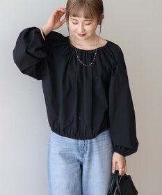 AMERICAN HOLIC イージーケアオフショルダーギャザーブラウス