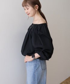 AMERICAN HOLIC イージーケアオフショルダーギャザーブラウス