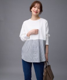 ANY シャツコンビテールＴシャツ