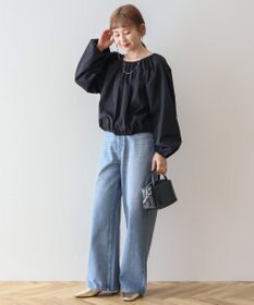 AMERICAN HOLIC イージーケアオフショルダーギャザーブラウス