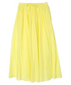 earth music&ecology コットンボイルボリュームスカート