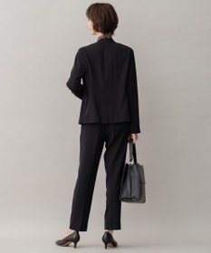 自由区 【XSサイズ～/洗える】ダブルフェイススーティング ノーカラージャケット