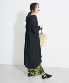 CRAFT STANDARD BOUTIQUE ヴィンテージボイル袖シャーリングワンピース