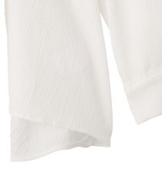 YECCA VECCA パールジャガードペプラムブラウス