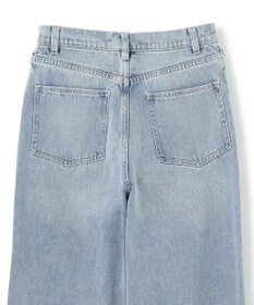 BEIGE， 【洗える】VICTOR / ワイドデニムパンツ