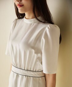 #Newans 〈花乃まりあさんコラボ〉ワイドプリーツワンピース