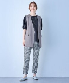 ANY 【セットアップ可能/ストレッチ】イージーケアジレ