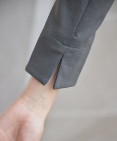 Tiaclasse L 【洗える】ノーカラーポンチジャケット