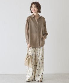 AMERICAN HOLIC 【イージーケア】シアーラウンドシャツ