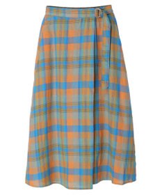 AMERICAN HOLIC ラップ風チェックスカート