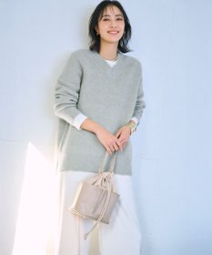 23区 スエード コンビ ドロスト バッグ