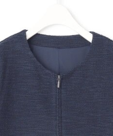 ICB 【WEB限定・洗える】 ツイードインレイ ブルゾン