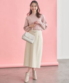 ANY SIS 【洗える】チョコレートカラー ニット