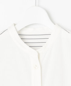 自由区 【洗える】ストレッチシャーティング ブザムシャツ