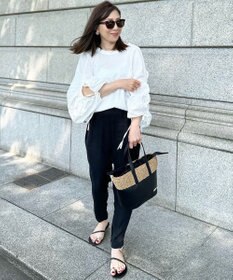 LA BAGAGERIE 【インスタグラマー chiyoさん×LA BAGAGERIE】コンビネーションかごバッグ