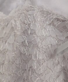 earth music&ecology フリンジミックスチュールビスチェ