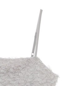 earth music&ecology フリンジミックスチュールビスチェ