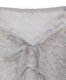 earth music&ecology フリンジミックスチュールビスチェ