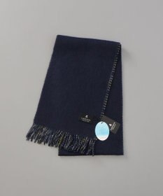 AURORA 【 LANVIN COLLECTION（ランバン コレクション） 】カシミヤ100％リバーシブルチェックマフラー(WASH)