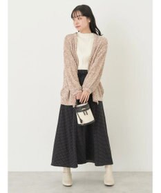 earth music&ecology ぽこぽこヤーンカーディガン