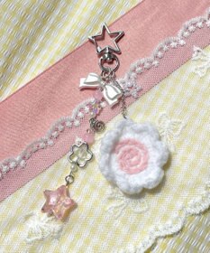 WEGO ぐるぐるビーズキーホルダー