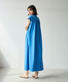 #Newans 【乾燥機可能/接触冷感】ヨークギャザーロングワンピース