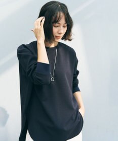 UNFILO ジョーゼット ラウンドテール プルオーバー