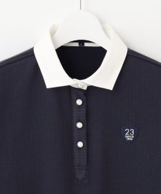 23区GOLF 【WOMEN】【WEB&一部店舗限定】針抜きクレリック 長袖シャツ