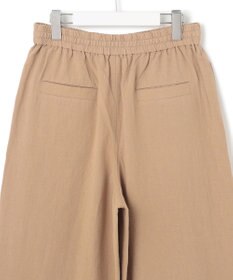 J.PRESS YORK STREET 【WOMEN】ワンウォッシュリネンコットン ワイドパンツ